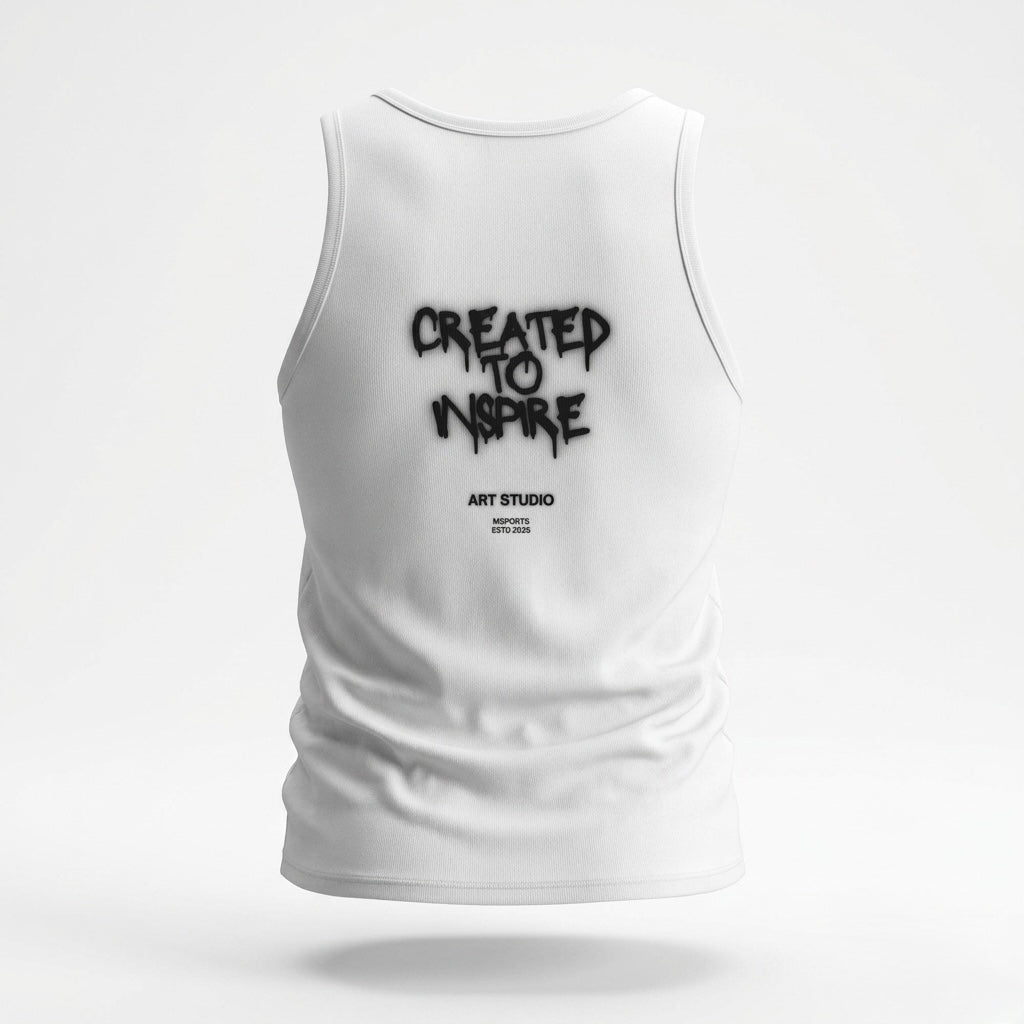 CREATED TO INSPIRE Herren Tank-Top – Sportliches Design für dein Training
